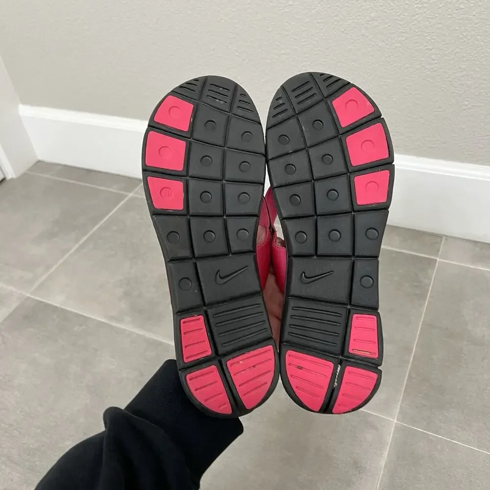 Nike Comfort Footbed Womens 11 Pink Black Sandal Thong Foam Flip Flop Shoes